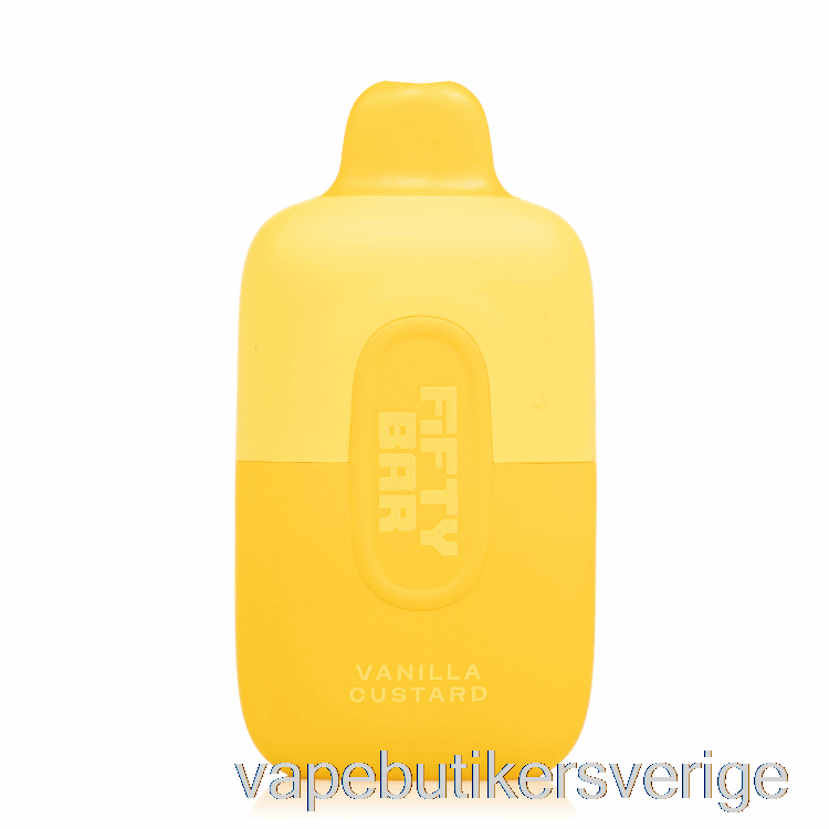 Vape Sverige Fifty Bar 6500 Engångsvaniljkräm